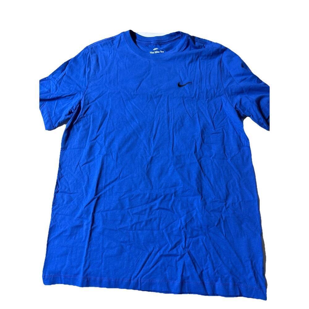 NIKE Men's SIZE Medium- Nk Df Tee Dfc Crew Solid T-Shirt DARK BLUE - BV0507-480